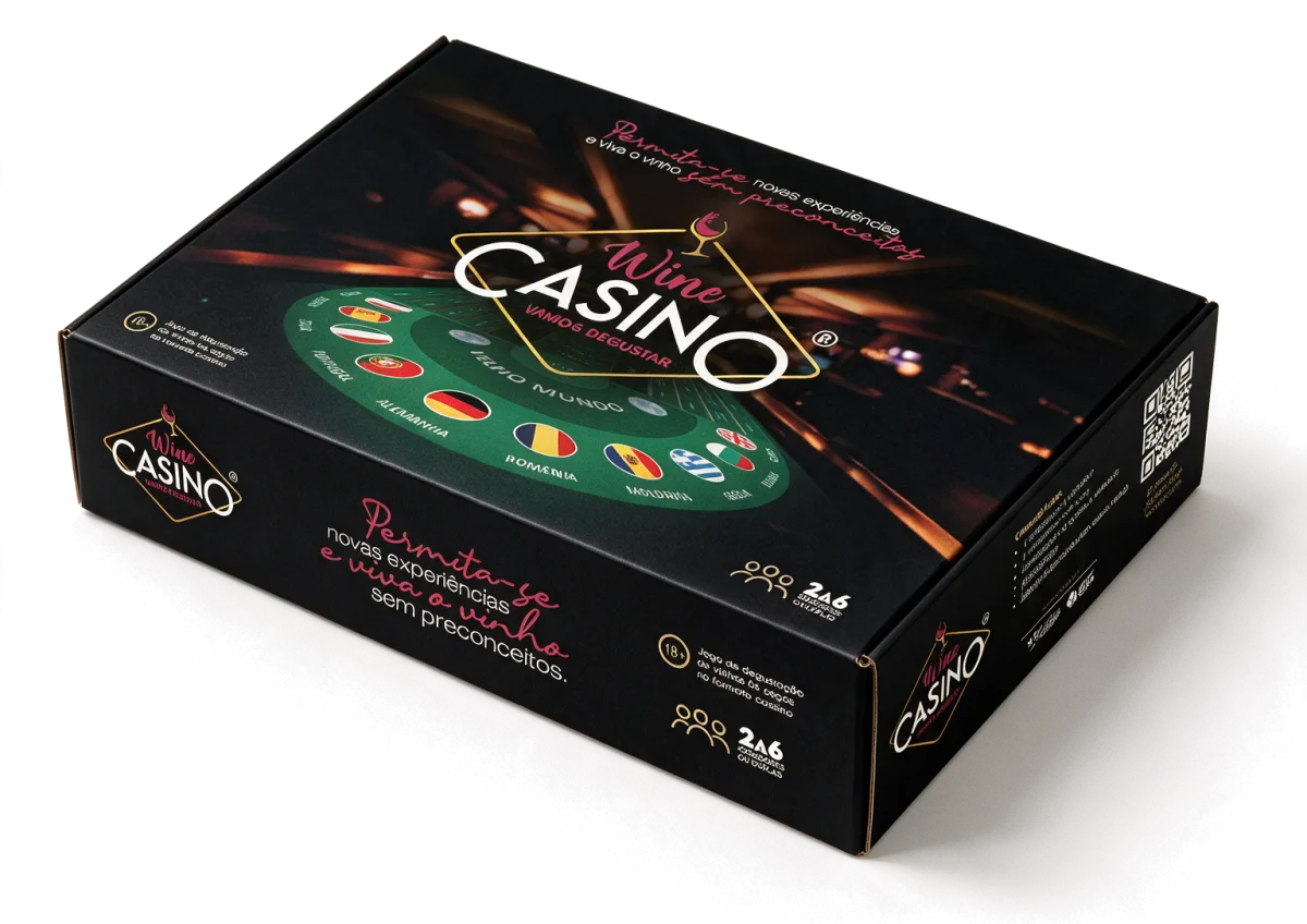 A caixa do Wine Casino